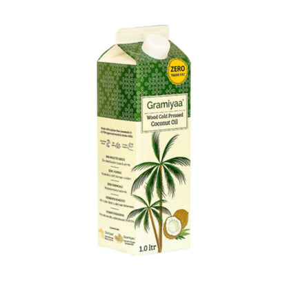 Buy Gramiyaa Wood Cold Pressed Coconut Oil from DrMediCart, Ship from India to USA