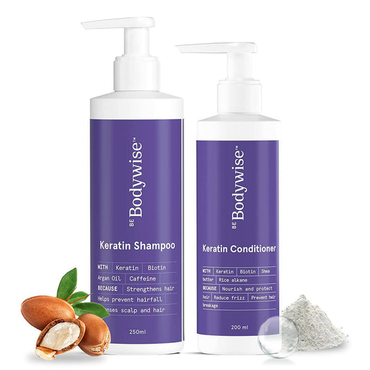 Buy BeBodywise Keratin Shampoo and Conditioner from DrMediCart, Ship from India to USA