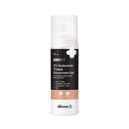 Buy The Derma Co 1% Hyaluronic Tinted Sunscreen Gel from DrMediCart, Ship from India to USA