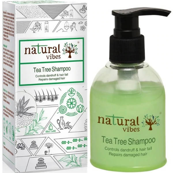 Natural Vibes Ayurvedic Tea Tree Shampoo