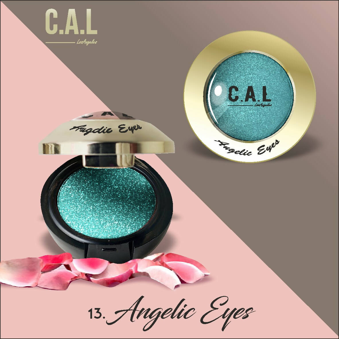 CAL Los Angeles Angelic Eye Shadow (Single Eyes) 13-Green