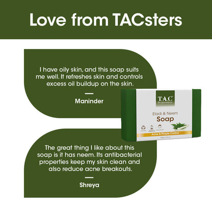 TAC - The Ayurveda Co. Eladi & Neem Soap - DrMediCart
