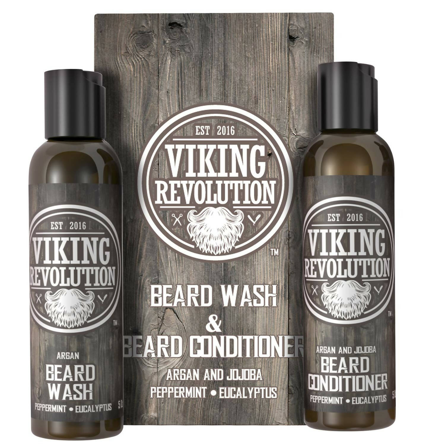 Viking Revolution Beard Wash and Beard Conditioner Combo - DrMediCart