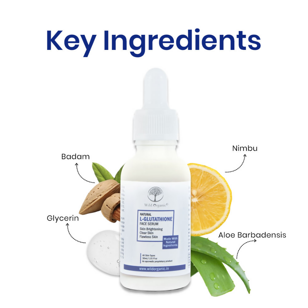 Wild Organic Natural Face Serum L- Glutathione