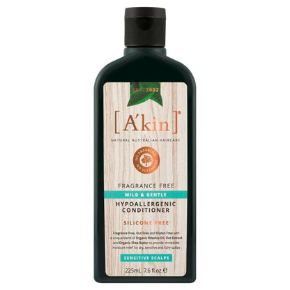 Akin Natural Mild & Gentle Fragrance Free, Hypoallergenic Conditioner - DrMediCart