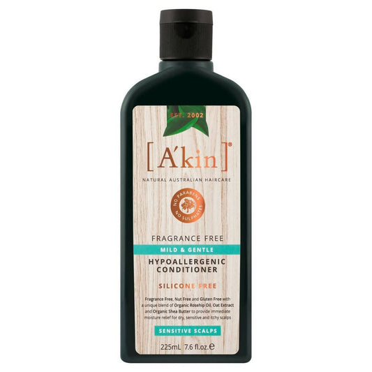 Akin Natural Mild & Gentle Fragrance Free, Hypoallergenic Conditioner - DrMediCart