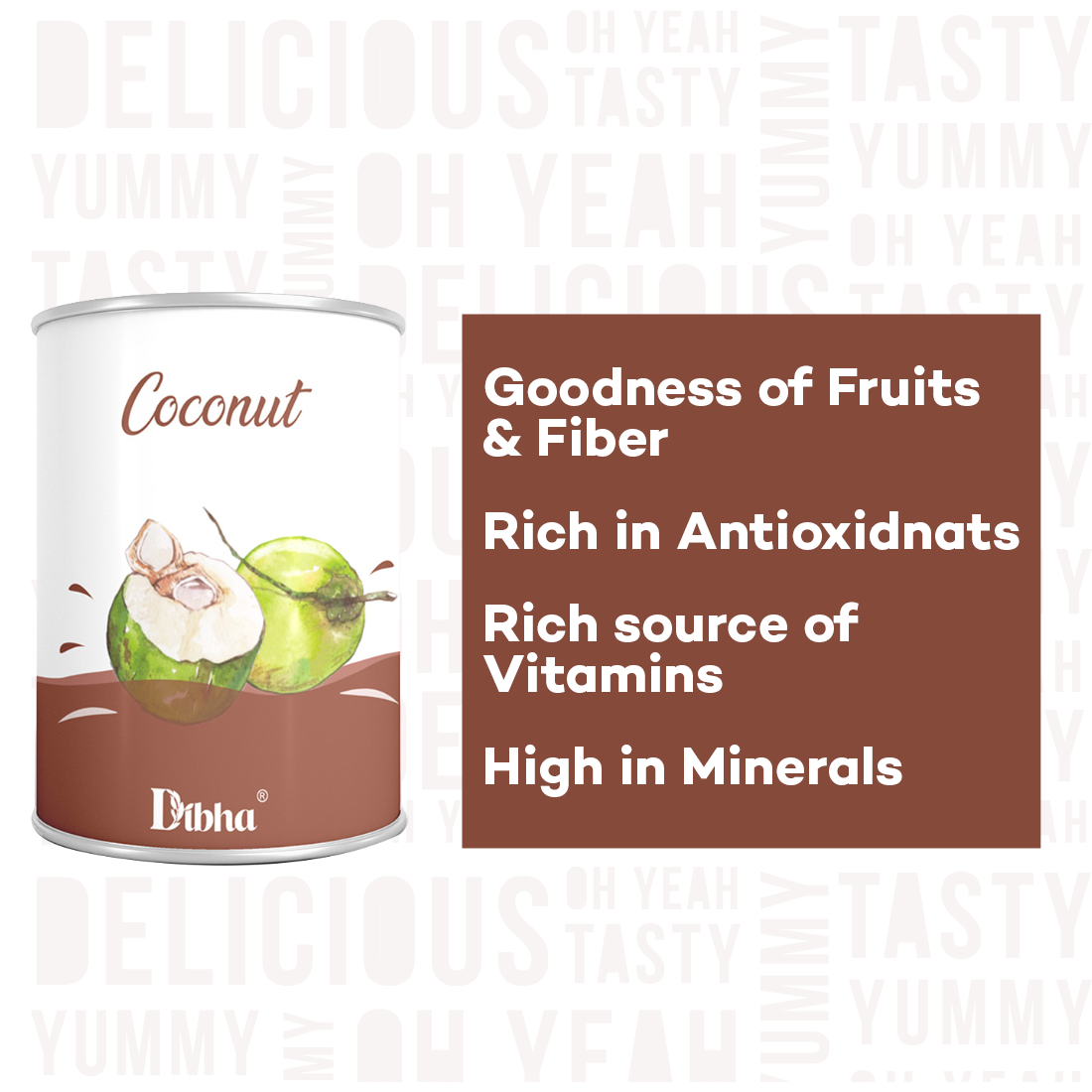 Dibha Coconut Juice Instant Drink Primix