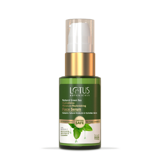 Lotus Botanicals Natural Green Tea HydraDetox Moisture - Replenishing Face Serum