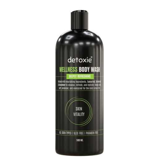 Detoxie Body Wash with Loofah - Wellness