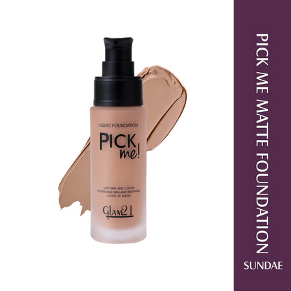 Glam21 Pick Me Matte Foundation - Sundane