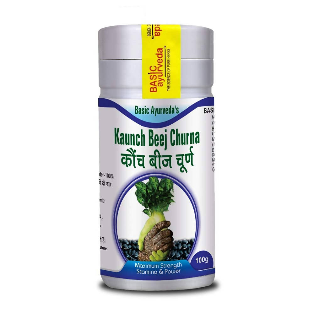 Buy Basic Ayurveda Kaunch Beej Churna from DrMediCart, Ship from India to USA