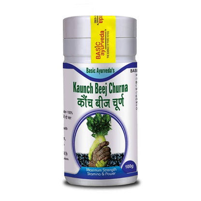 Buy Basic Ayurveda Kaunch Beej Churna from DrMediCart, Ship from India to USA