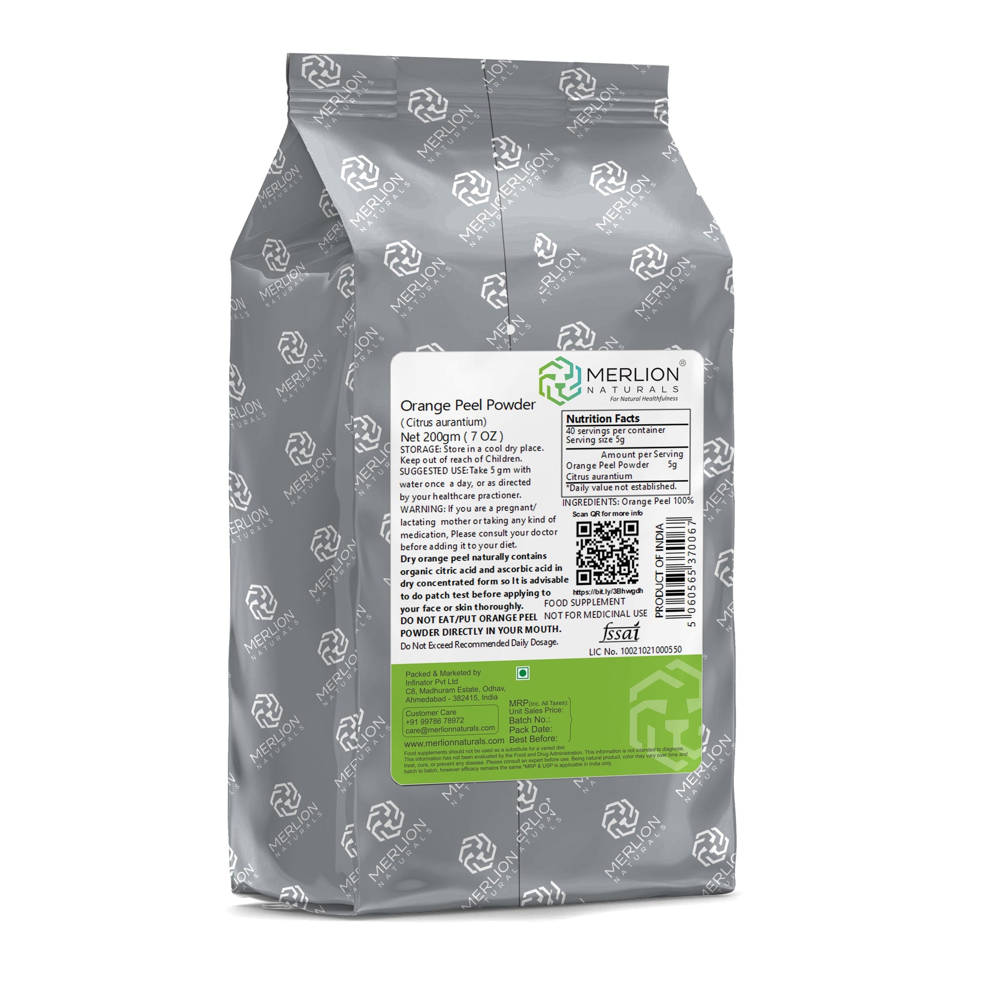 Merlion Naturals Orange Peel Powder