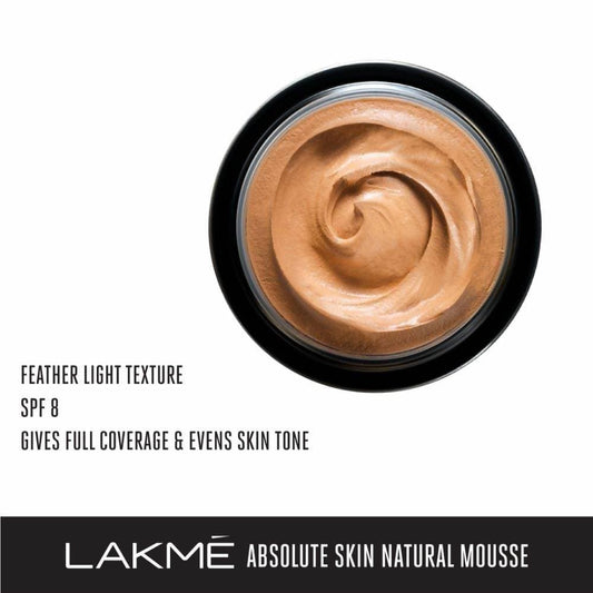 Buy Lakme Absolute Skin Natural Mousse - Golden Light from DrMediCart, Ship from India to USA