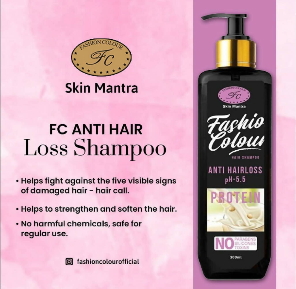 Fashion Colour Anti Hairloss Protein Shampoo