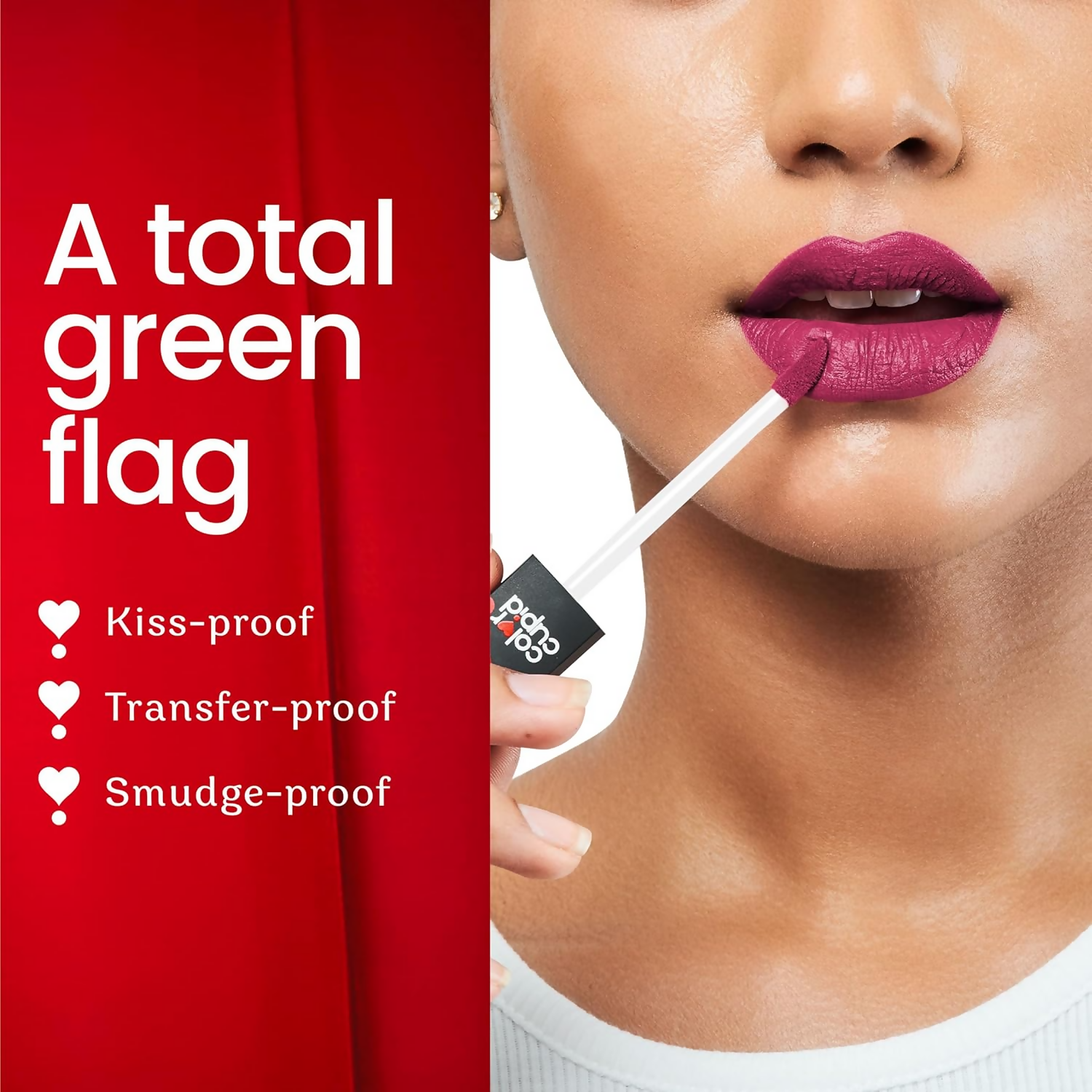 Color Cupid Matte Intense Color 18-Hour Stay Liquid Lipstick - Cupid Pink