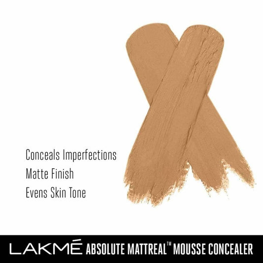 Buy Lakme Absolute Mattereal Mousse Concealer - Toffee from DrMediCart, Ship from India to USA