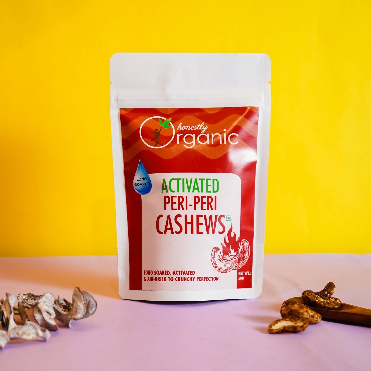 D-Alive Honestly Organic Activated Peri Peri - Cashews - Drmedicart