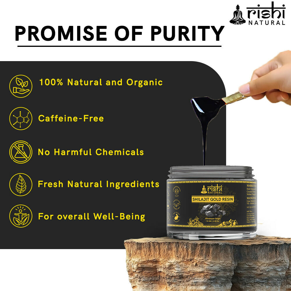 Rishi Natural Himalayan SJ Gold Resin