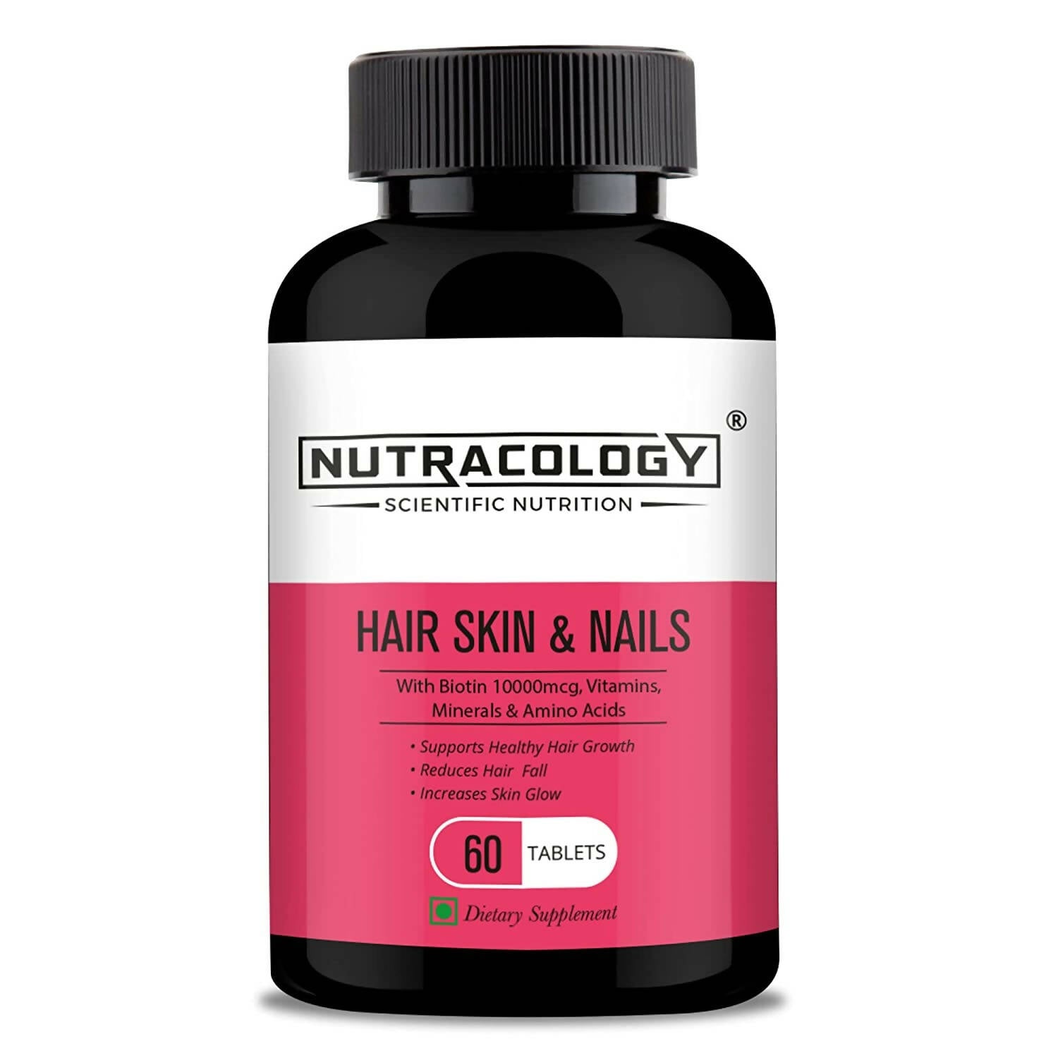 Nutracology Hair Skin & Nails For Hair Growth, Glowing Skin & Strong Nails Tablets