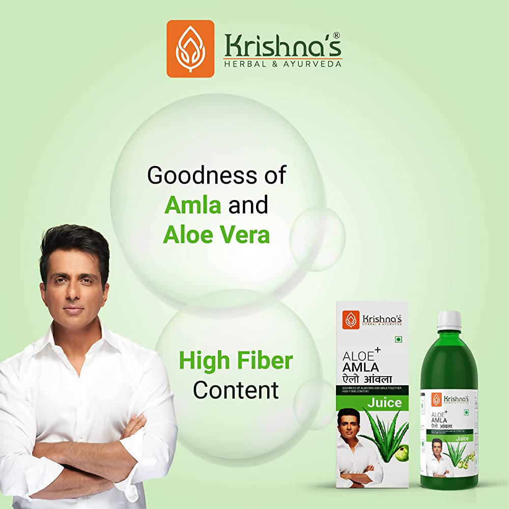 Krishna's Herbal & Ayurveda Aloe+ Amla Juice