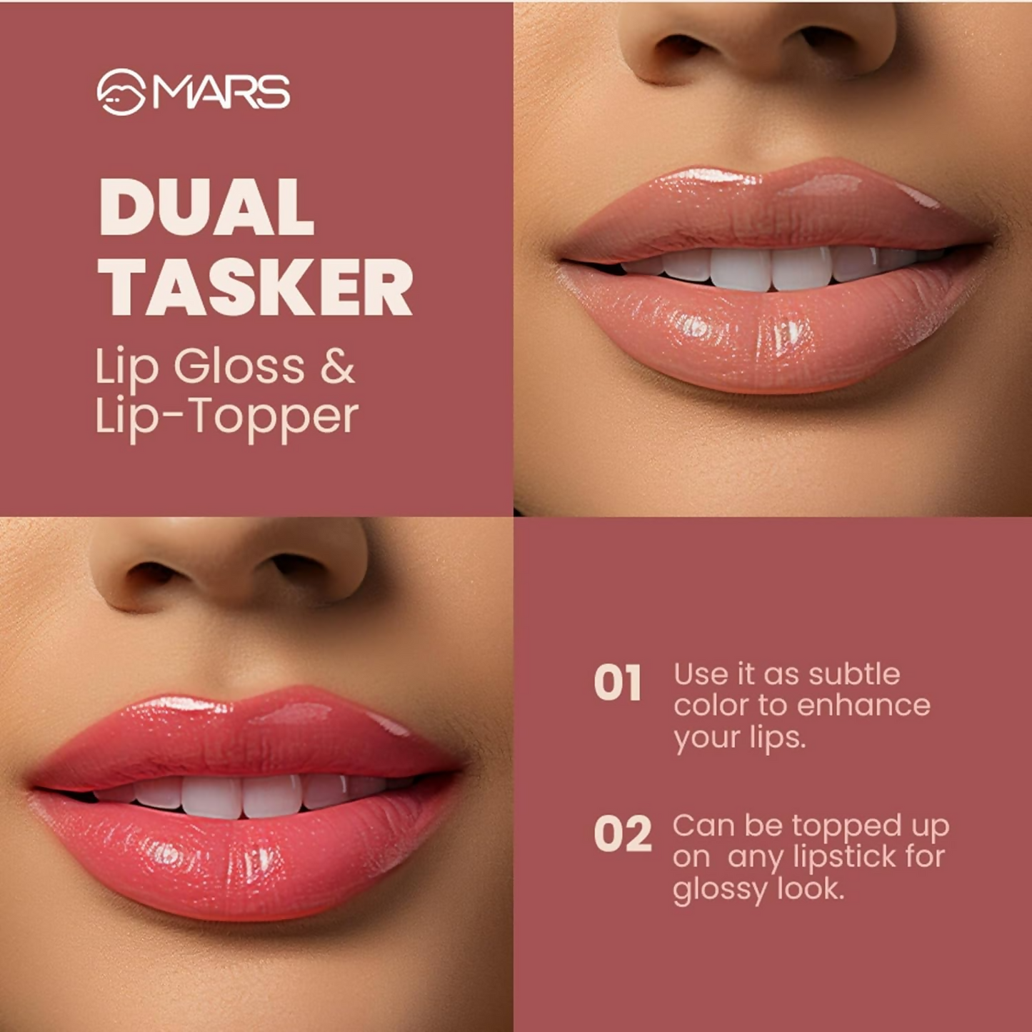 MARS Cosmetics Clear Quartz Tinted Lip Gloss