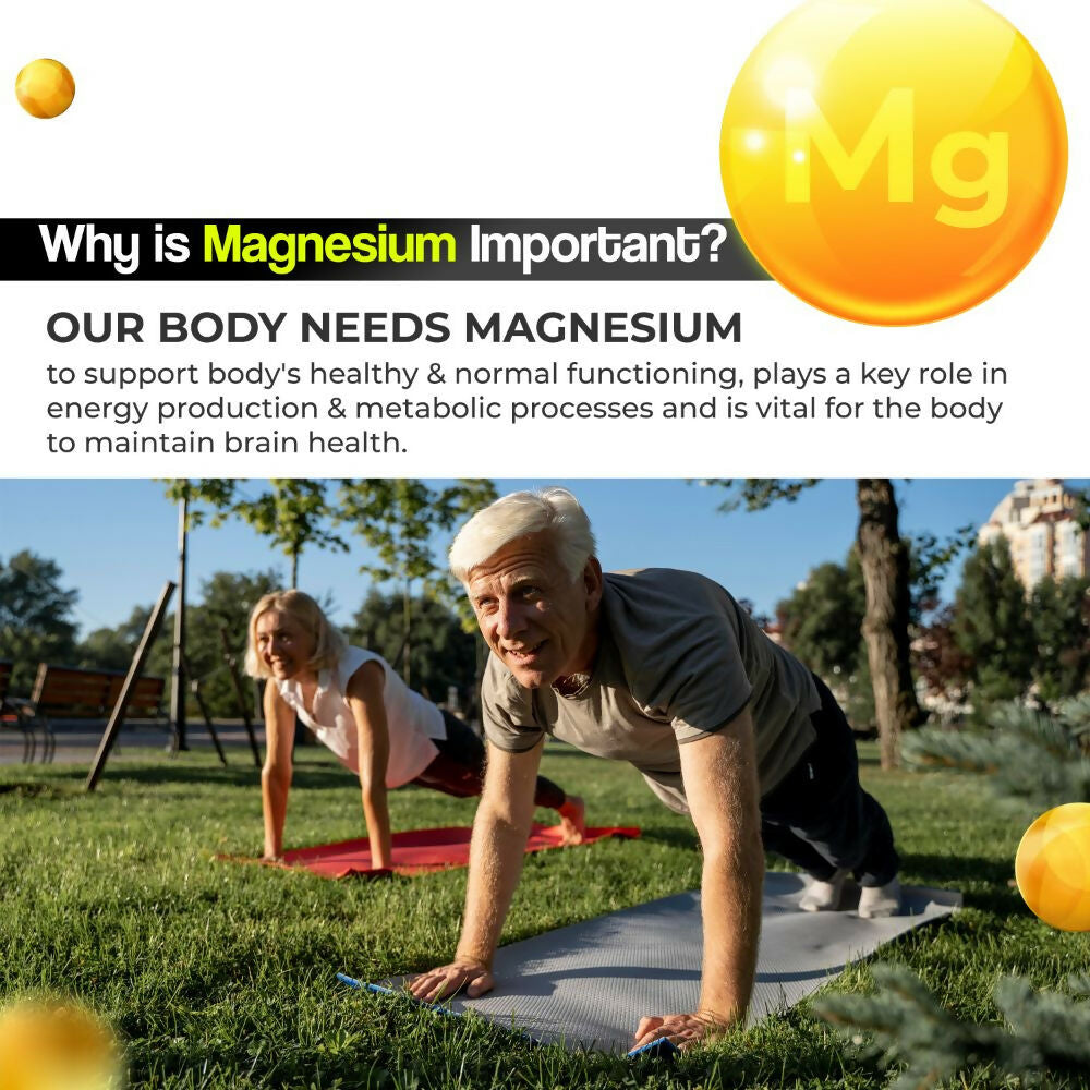 Health Veda Organics Magnesium Citrate+Glycinate Tablets