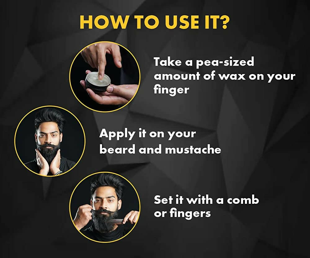 Urbangabru Beard & Mustache Wax for Strong Hold - Drmedicart