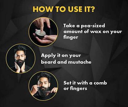Urbangabru Beard & Mustache Wax for Strong Hold - Drmedicart