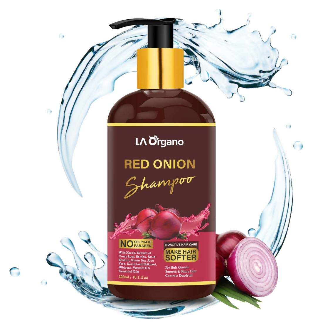 LA Organo Red Onion Hair Shampoo - DrMediCart