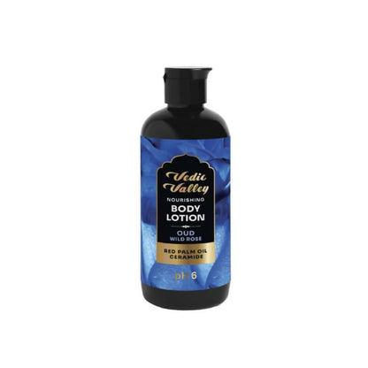 Vedic Valley Oud Wild Rose Body Lotion for Women & Men
