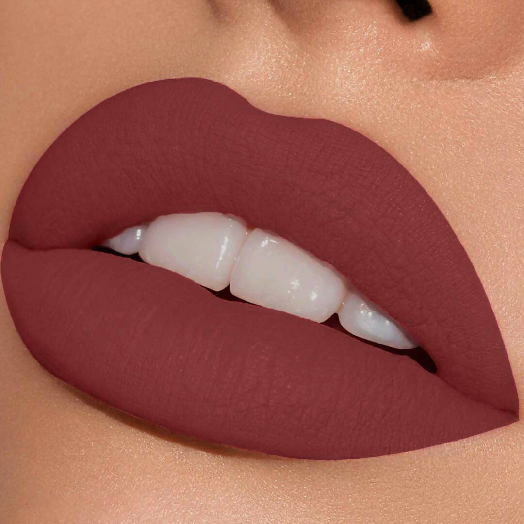 TAC - The Ayurveda Co. Liquid Matte Brown Bae Lipstick - DrMediCart
