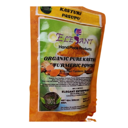 Buy Elegant Organic Pure Kasturi Turmeric Powder from DrMediCart, Ship from India to USA