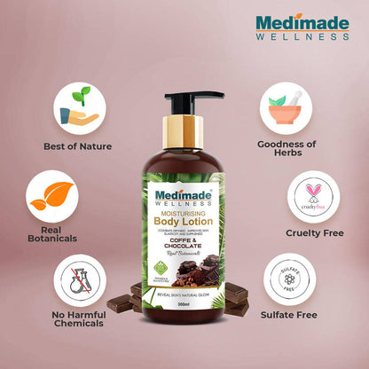 Medimade Wellness Coffee and Chocolate Moisturising Body Lotion - DrMediCart