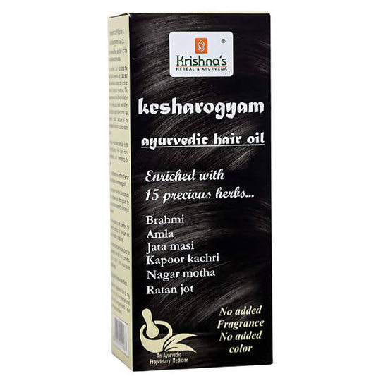 Buy Krishna's Herbal & Ayurveda Kesharogyam Hair Oil from DrMediCart, Ship from India to USA