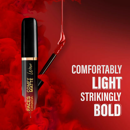 Faces Canada Comfy Matte Wow Liquid Lipstick - Choco Couture 01