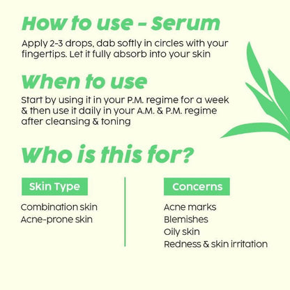 PLIX The Plant Fix Jamun Face Wash & Acne Marks Serum Combo