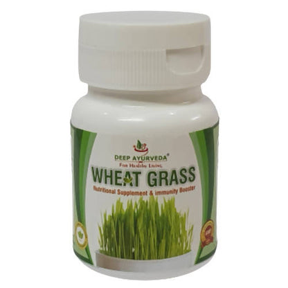 Buy Deep Ayurveda Wheat Grass 500mg Veg Capsules from DrMediCart, Ship from India to USA