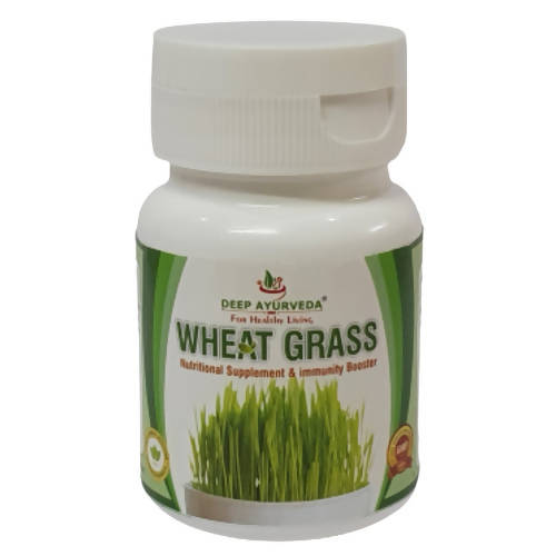 Buy Deep Ayurveda Wheat Grass 500mg Veg Capsules from DrMediCart, Ship from India to USA