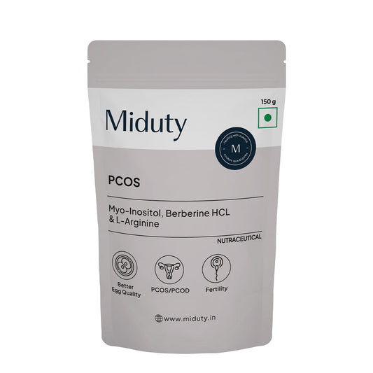 Miduty by Palak Notes PCOS Periods Fertility Powder