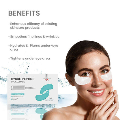 Professional O3+ Hydro Peptide Hydrogel Eye Patch Mask With Collagen & Hyaluronic Acid For Dark Circles