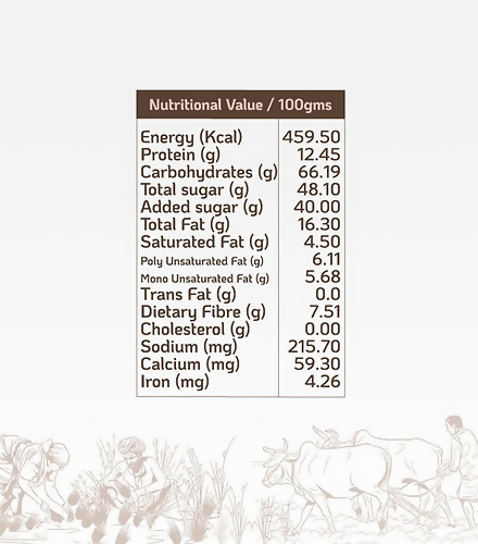 Vasudha Nurtured By Nature Millet Chikki Power Bar