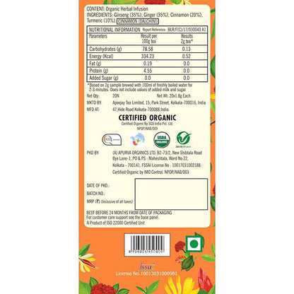 Typhoo Cleansing Organic Root Remedy Tea Bags