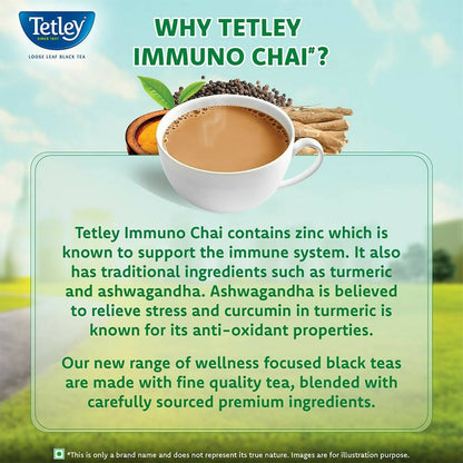 Tetley Immuno Chai Loose Leaf Flavoured Black Tea