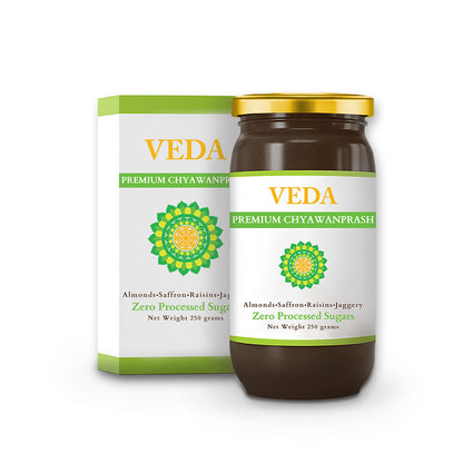 Buy Veda Premium Chyawanprash (Sugar Free) - All Season Jaggery Chyawanprash with Almonds & Saffron, Pure & Fresh from DrMediCart, Ship from India to USA