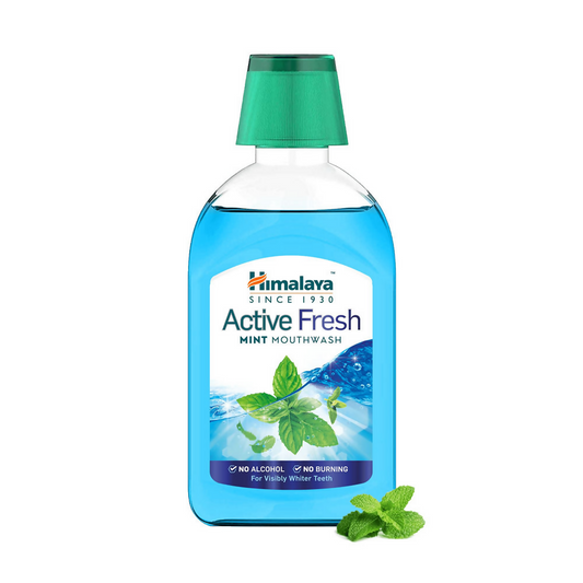 Buy Himalaya Herbals Active Fresh Mint Mouthwash from DrMediCart, Ship from India to USA