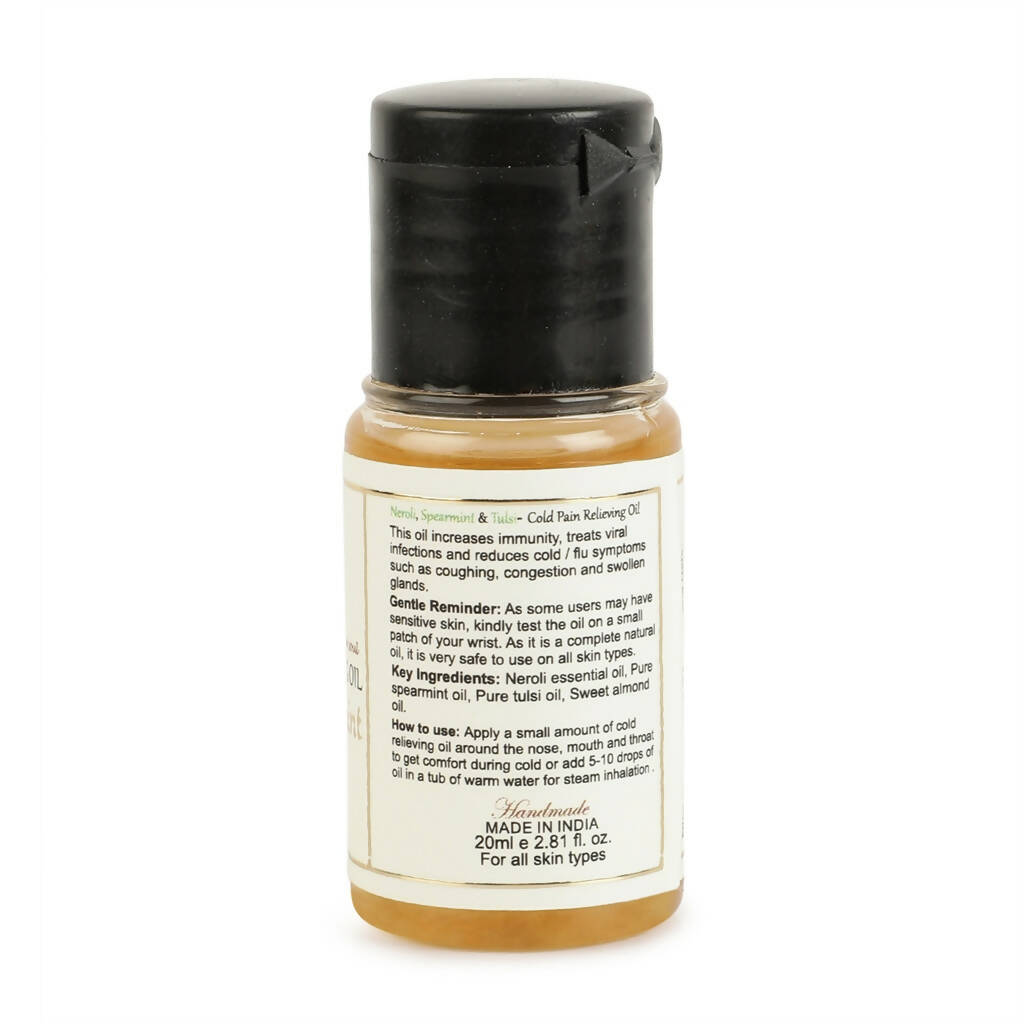 Tatvik Ayurveda Cold Pain Relieving Oil- Neroli, Spearmint & Tulsi
