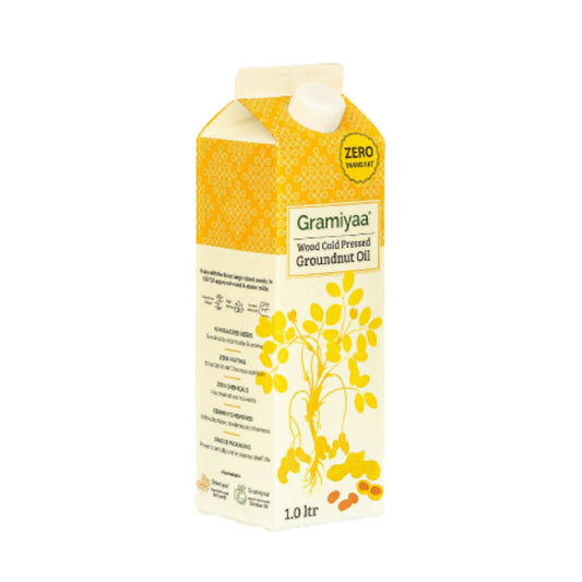 Buy Gramiyaa Wood Cold Pressed Groundnut Oil from DrMediCart, Ship from India to USA