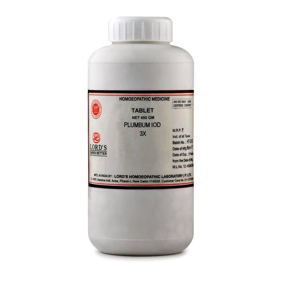 Buy Lord's Homeopathy Plumbum Iod Tablets from DrMediCart, Ship from India to USA