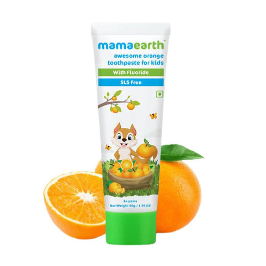 Buy Mamaearth Awesome Orange Toothpaste For Kids from DrMediCart, Ship from India to USA